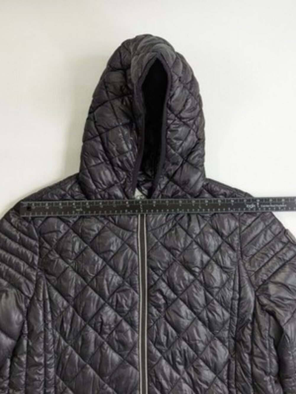 Noize Stella Black Puffer Jacket Coat XL Lightweight Cruelty-Free - Picture 10 of 16